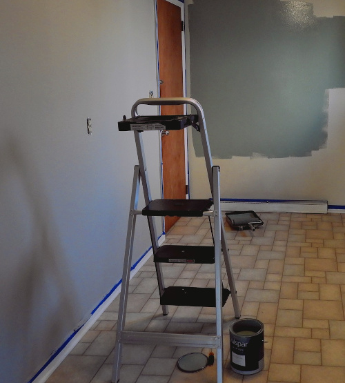 obra para construir pared separadora